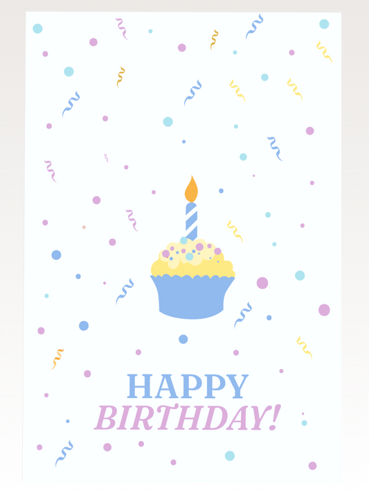 Cupcake Birthday Card