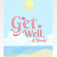 Sunny Beach Day Get Well Soon Card