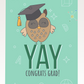 Cute Proud Owl Graduation Card