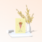 Pink Flower Bouquet Mothers Day Card