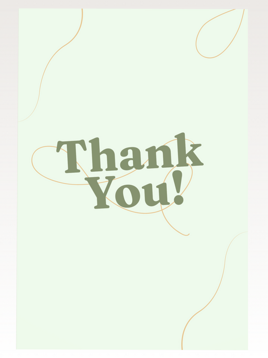 Simple Gratitude Thank You Card